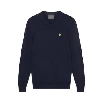 Lyle and Scott Golf Neck Pullover - Blue