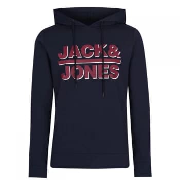 Jack and Jones Logo OTH Hoodie Mens - Sky Captain