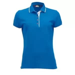 Clique Womens/Ladies Seattle Polo Shirt (L) (Bright Blue)
