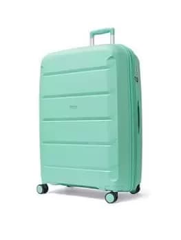 Rock Luggage Tulum NG63803 8 Wheel Large Turquoise Suitcase