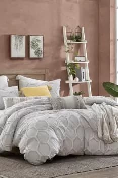 'Clipped Honeycomb Cotton' Duvet Cover