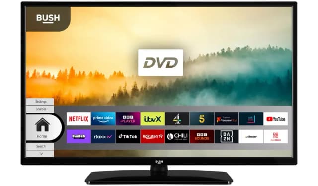Bush 32" ELED32FHDSDVD1 Smart 4K Full HD LED TV & DVD