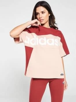 adidas Originals Boxy Tee - Multi, Size 10, Women