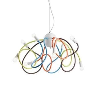 Multiflex 8 Light Ceiling Pendant Multi-Coloured, E14