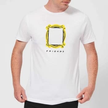 Friends Frame Mens T-Shirt - White - XS