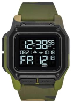 Nixon Regulus Multicam Tropic Digital Multi Coloured Watch