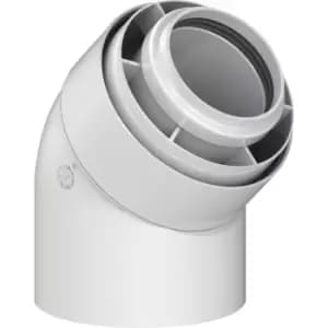 Viessmann Vitodens Flue Bend 45deg (2 Pack)