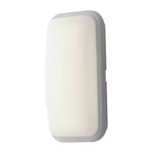 Plafonnier de jardin Shelly Polycarbonate blanc 1 ampoule cm