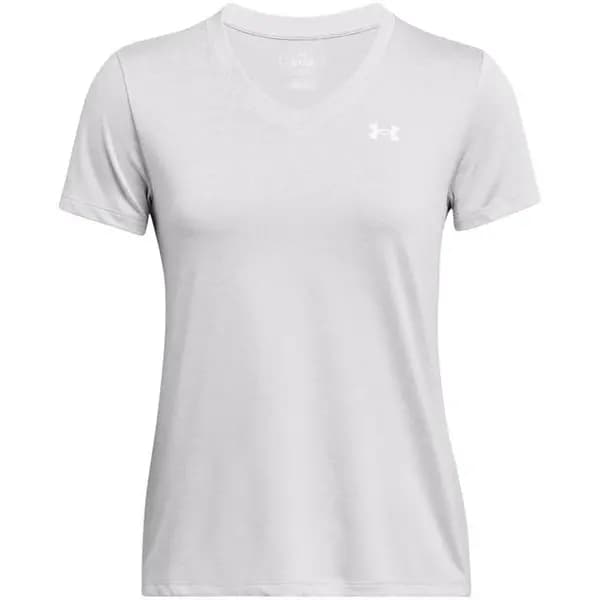 Under Armour Tech Twist T Shirt Ladies Short Sleeve Performance T-Shirts 8 (XS) Grey 34322303310