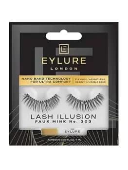 Eylure Lash Illusion Faux Mink 303 Eyelashes, One Colour, Women