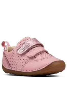 Clarks First Tiny Sky Shoe - Light Pink, Size 3 Younger