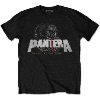 Pantera - Snake Logo Unisex Large T-Shirt - Black