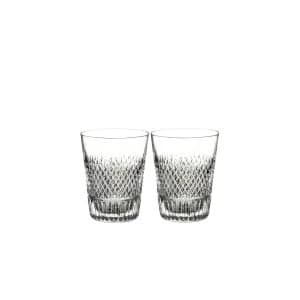 Waterford Diamond Line Shot Glass Set Of 2