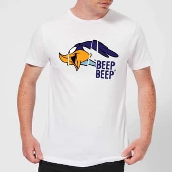 Looney Tunes Road Runner Beep Beep Mens T-Shirt - White - XS