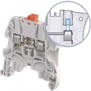 N terminal 5.2mm Screws Configuration L Grey