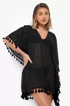 Tassel Detail Beach Kaftan