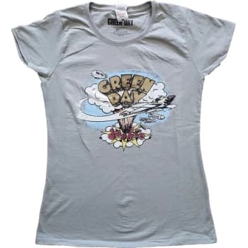 Green Day - Vintage Dookie Womens Large T-Shirt - Grey