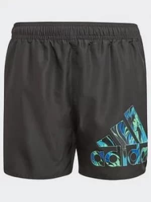 Boys, adidas Bold Shorts, Black, Size 11-12 Years