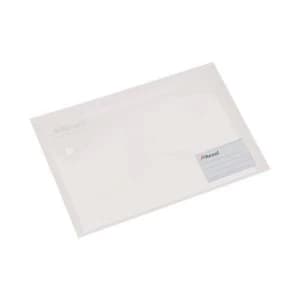 Rexel A4 Active Xtra Popper Wallet White - 1 x Pack of 5 Wallets