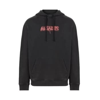 AllSaints Aurocide Pullover Hoody - Jet Black