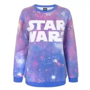 Star Wars Womens/Ladies Cosmic Sublimation Sweatshirt (XL) (Multicoloured)