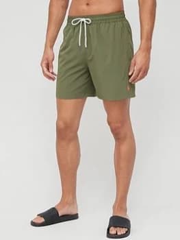 Polo Ralph Lauren Traveller Swim Shorts - Olive , Supply Olive Size M Men