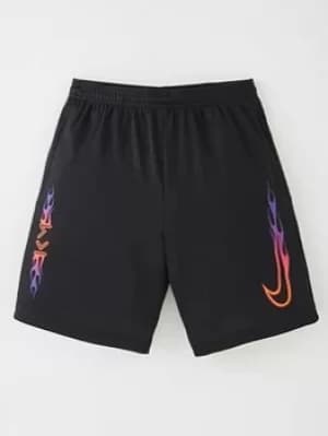 Boys, Nike Kylian Mbappe Nike Junior Df Shrt Kz, Black, Size L