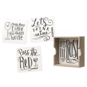 Wine Coasters Set By Heaven Sends