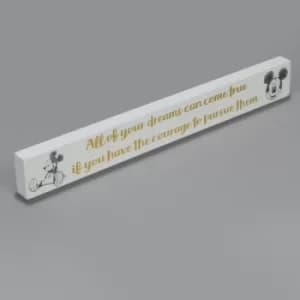 Disney Classic Collectables Mickey Desk Plaque