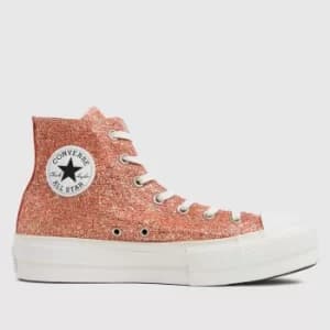 Converse Brown Lift Wabi Sabi Hi Trainers