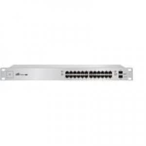 Ubiquiti Networks UniFi US-24-250W network switch Managed Gigabit Ethernet (10/100/1000) Silver 1U Power over Ethernet (PoE)