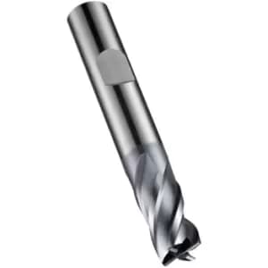 S804HB 2MM Carbide Alcrona 4FL End Mill Extra Short DIN 6527K