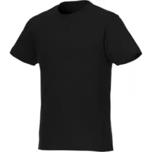 Elevate Mens Jade Short Sleeve Recycled T-Shirt (L) (Black)