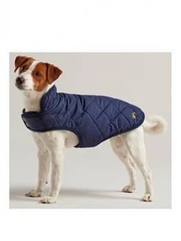 Joules Joules Navy Quilted Coat - Large