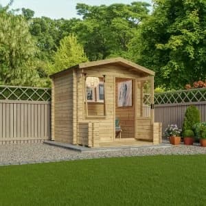 Mercia 19mm Log Cabin with Veranda - 2.7 x 2.5m