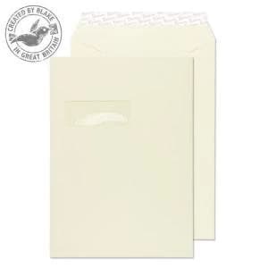 Blake Premium Business Pocket Wndw PS Oyster Wove C4 120gsm Ref