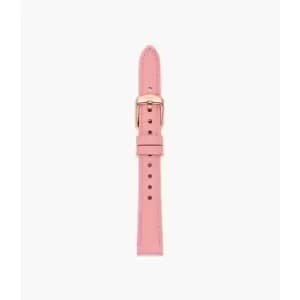 Fossil Womens 14Mm Leather Strap - Pink
