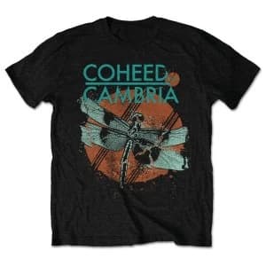 Coheed And Cambria - Dragonfly Unisex Large T-Shirt - Black