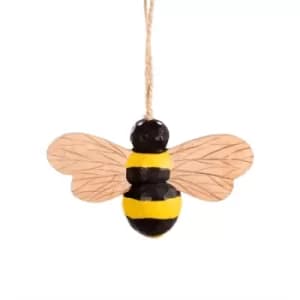Wooden Bee Hanging Decoration