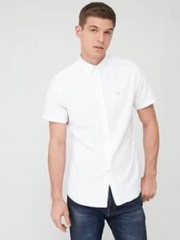 Barbour Short Sleeved Oxford Shirt - White