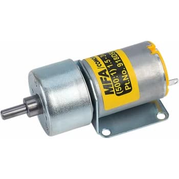 MFA - 918D5001/1 Gearbox and Motor 500:1 4mm Shaft 1.5 to 3.0V