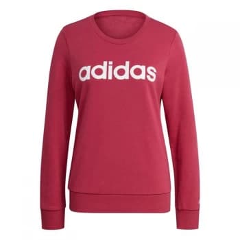 adidas Linear Sweatshirt Ladies - Pink/White
