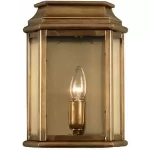 Loops - Outdoor IP44 Wall Light Aged Brass LED E27 100W d02504
