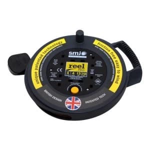 SMJ Electrical 4x 13A Socket 4m Friction Free Tough High Visibility Extension Cable UK Plug