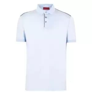 Hugo Contrast Piping Polo Shirt - Blue