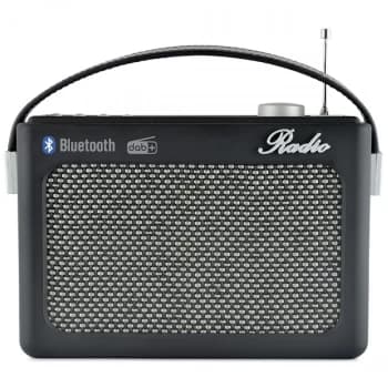 Lloytron N5401BK-A DAB + FM Portable Stereo Radio with Bluetooth UK Plug