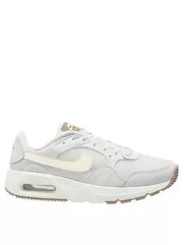 Nike Air Max SC - Beige/White, Beige/White, Size 3, Women