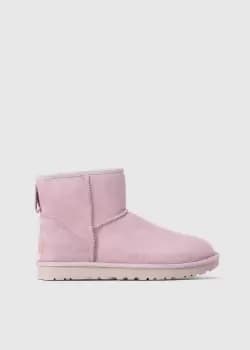 Ugg Womens Classic Mini Boot Ii In Rose Grey