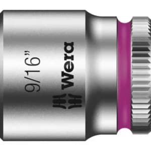 Wera 8790 HMA Zyklop 1/4" Drive Hexagon Socket Imperial 1/4" 9/16"