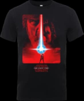 Star Wars The Last Jedi The Force Black T-Shirt - L - Black